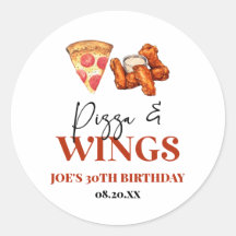 Festa de Aniversário de Pizza e Asas