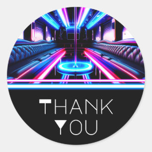 Adesivo Festa de aniversário do chão da luz de brilho do b