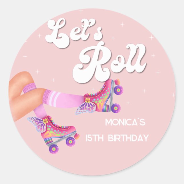 Adesivo festa de aniversário do cilindro do vamos do cilin (Frente)