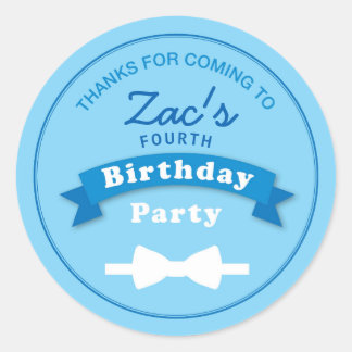 Adesivo Festa de aniversário do empilho do arco Obrigado S