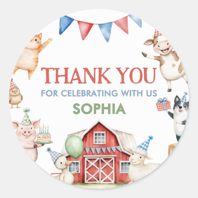 Adesivo Festa de aniversário do estaleiro (Frente)