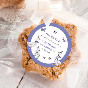 Adesivo Festa de aniversário do ganso do bobo