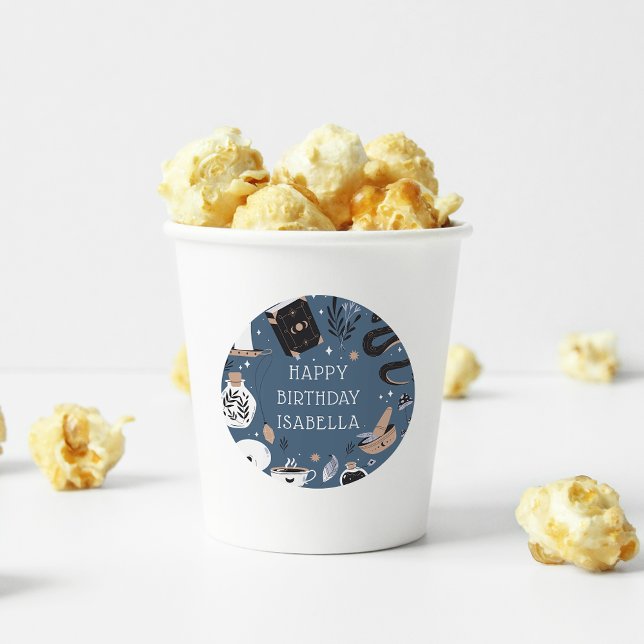 Adesivo Festa de aniversário do Mystical Crystal Fortune T (Criador carregado)