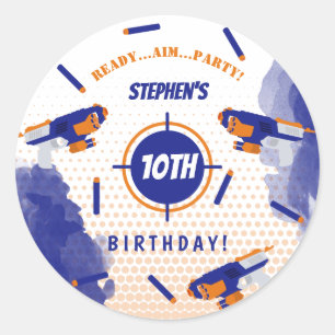 Adesivo Festa de aniversário dos Rapazes da Batalha de Dar