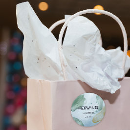 Adesivo Festa de aniversário espacial do planeta Terra