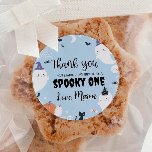 Adesivo Festa de aniversário Fantasma (Criador carregado)