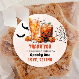 Adesivo Festa de aniversário Fantasma Cuta de Halloween Sp