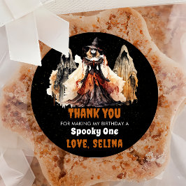 Adesivo Festa de aniversário Fantasma Cute