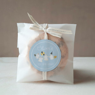 Adesivo Festa de aniversário Fantasma do Boy Halloween