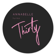 Festa de aniversário Moderna dos 30 anos Trigésimo