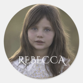 Adesivo Festa de aniversário personalizada de fotografia