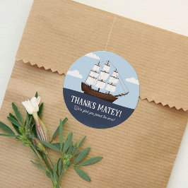 Adesivo Festa de aniversário Pirata