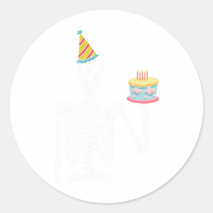 Adesivo Festa de aniversário preguiçosa de Halloween Diver