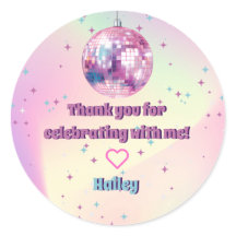 Festa de aniversário Rosa de Disco Agradeço aos St