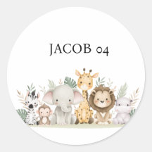 Festa de aniversário Safari Animal do Partido Selv