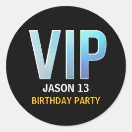Adesivo Festa de aniversário VIP, VIP Pass