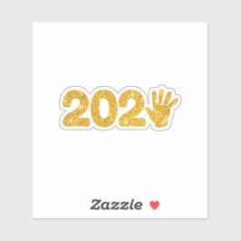 Adesivo Festa de Ano Novo 2025 - Feliz ano novo 2025