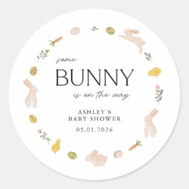 Adesivo Festa de Bebê Somebunny Spring Easter