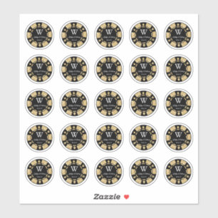 Adesivo Festa de casamento de Chip Casino com Lítio Doura