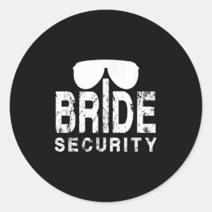 Adesivo Festa de casamento engraçada Dar Bing de Segurança