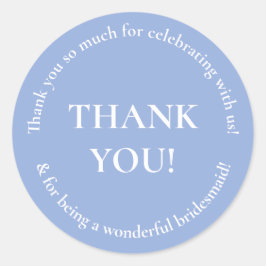 Adesivo Festa de casamento Obrigado Vestido De Favor De Ca