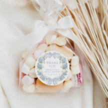 Festa de Chá de Noiva Floral Azul