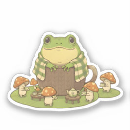 Adesivo Festa de Chá do Cogumelo do Zochi