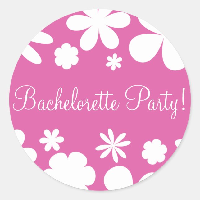Adesivo Festa de Daisy Chain Envelope Festa de Bachelorett (Frente)