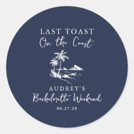 Adesivo Festa de Despedida de Solteira à Beira-Mar