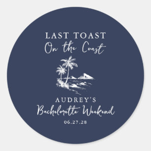 Adesivo Festa de Despedida de Solteira à Beira-Mar