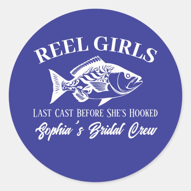 Adesivo Festa de Despedida de Solteira Estilo Pescador Hav (Frente)