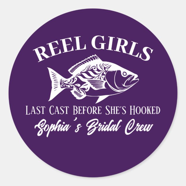 Adesivo Festa de Despedida de Solteira Estilo Pescador Hav (Frente)