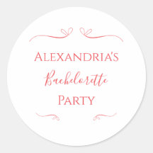 Festa de Despedida de Solteira Minimalista Moderna