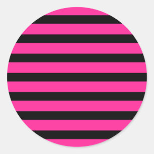 Adesivo Festa de distribuição de moda rosa-quente e pret