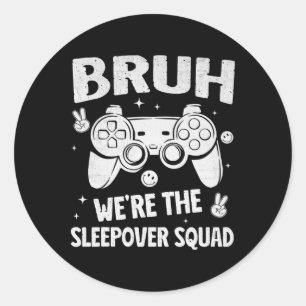 Adesivo Festa de Dormir de Gamer para Meninos Divertida Br