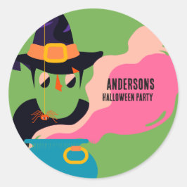 Adesivo Festa de Figurino de Vintage no Halloween, Pop Ret