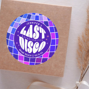 Adesivo Festa de Fim de Semana Retro Groovy Disco de Despe