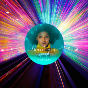 Adesivo Festa de Formando do obrigado Photo Bridal Sweet16