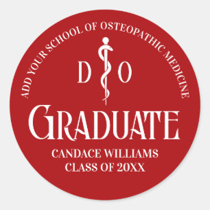 Adesivo Festa de formatura da Escola Médica Osteopática Ve