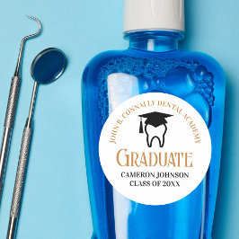 Adesivo Festa de formatura de Dentista Personalizada da Fa