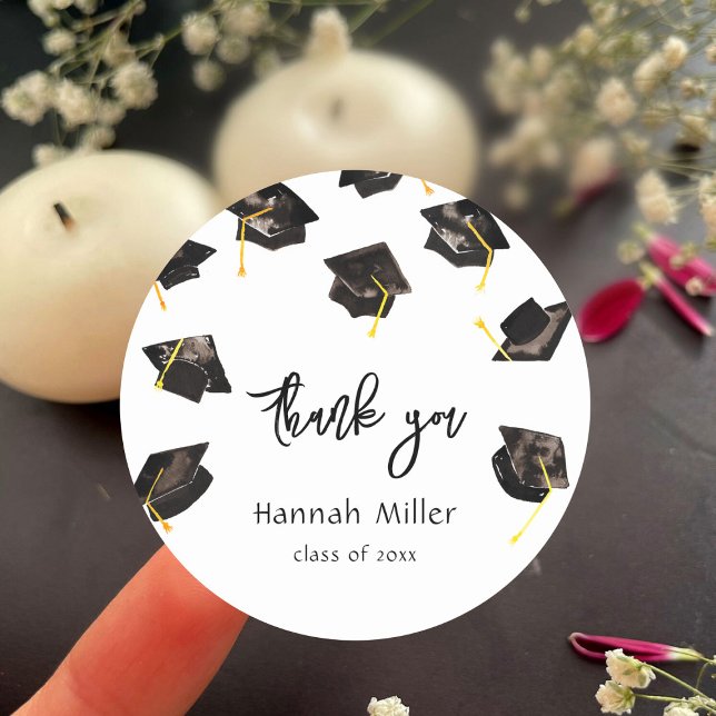 Adesivo Festa de formatura Happy Hats (Criador carregado)