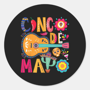 Adesivo Festa De Guitarra Cinco De Mayo Festa Mexicana Fel