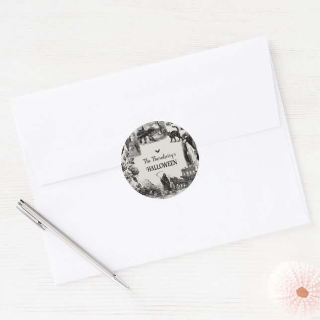 Adesivo Festa de Halloween (Envelope)
