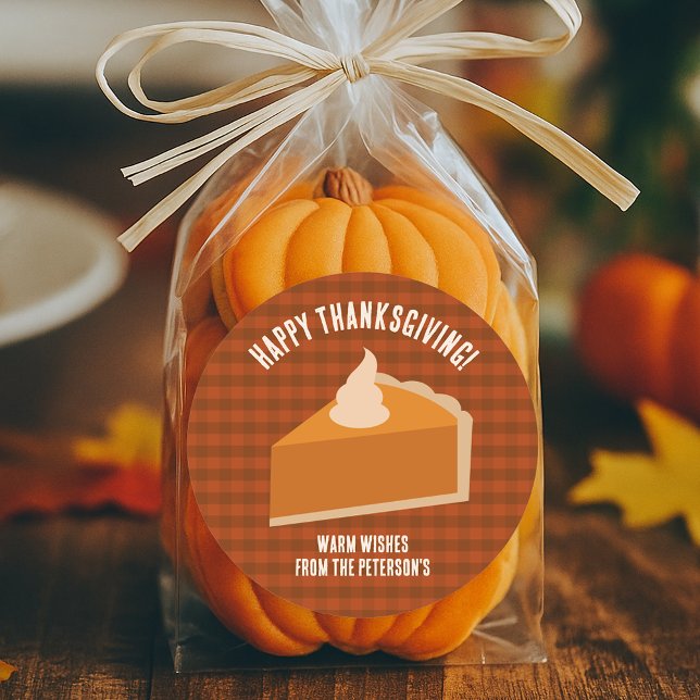 Adesivo Festa de Janto Pie de Ação de Graças (Thanksgiving Stickers to use on Favor gifts!)