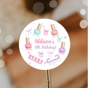 Adesivo Festa de Manicure e Pedicure Manicure Pedicure Esm