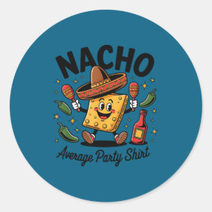 Adesivo Festa de nacho não média divertida cinco de maio