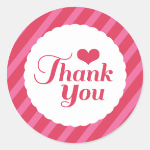 Adesivo Festa de Namorados de Amor XOXO Obrigado