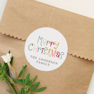 Adesivo Festa de Natal alegre e divertida