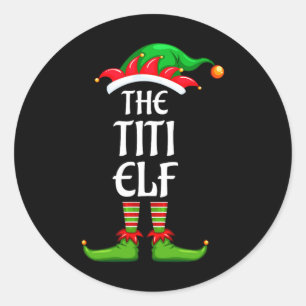Adesivo Festa de Natal do Grupo Familiar Titi Elf Combinan