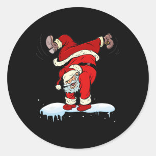 Adesivo Festa de Natal do Hip Hop Santa Claus
